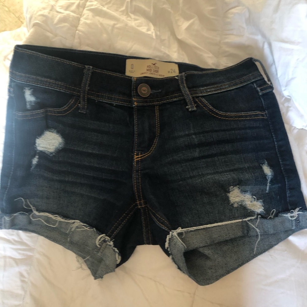 Hollister jean shorts